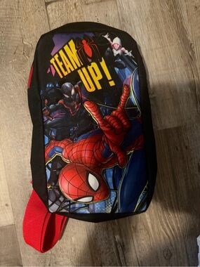 Spider-Man 'Team Up!' Kids Sling Bag - Red & Black